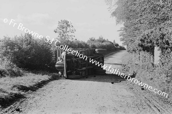 LORRY ACCIDENT NEAR NEW INN